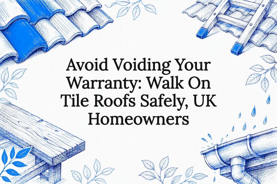 Avoid Voiding Your Warranty: Walk On Tile Roofs Safely, UK Homeowners